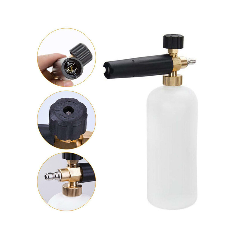 Snow Foam Lance Cannon Soap Bottle Sprayer For Pressure Washer Gun Jet Car Wash gallery