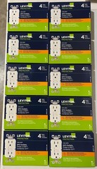 Leviton (GFNT1-4W) 15A Duplex Outlet (Pack of 10) FREE SHIPPING