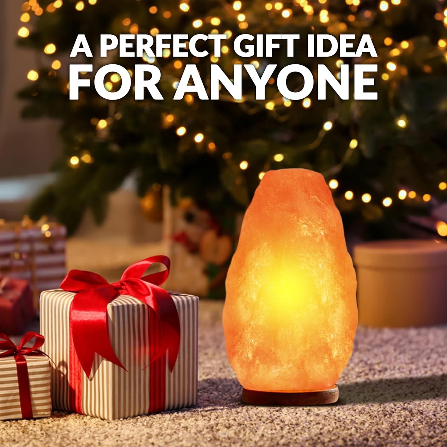 Himalayan Glow Salt Lamp with Touch Dimmer Switch 5-7 lbs gallery