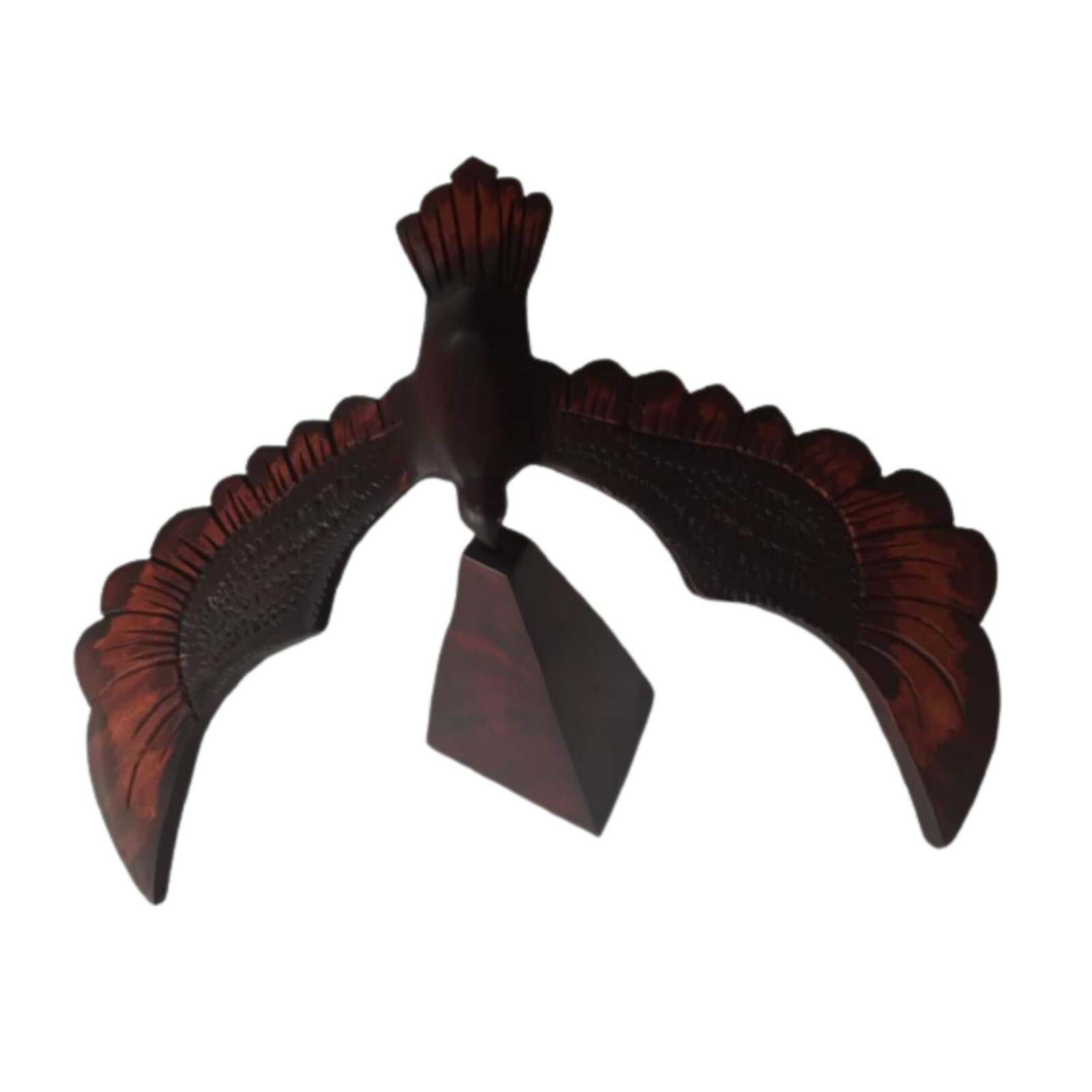 Handmade Wooden To The Point balanced Bird by Beak Natural Wood Carving Bird gallery