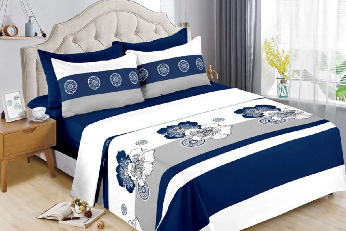 SHEET KING -6 PCS King-6- PCS 4 Pillows cases 20""*35(50*90 CM) 1 Fitted gallery