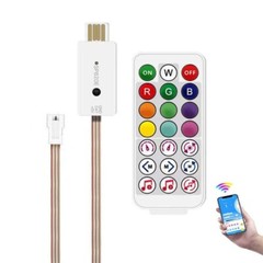 Bluetooth-Compatible APP USB 5V LED Controller For WS2812b IC pixel led Strip