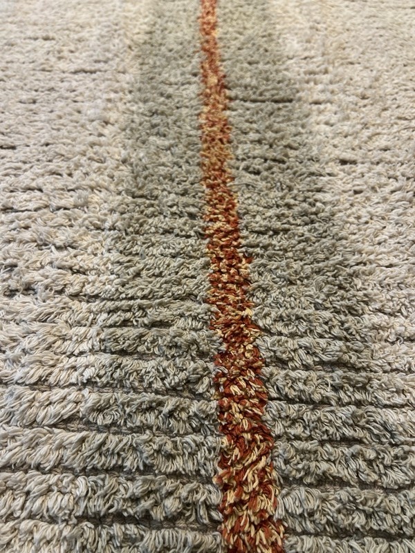 Lorena Canals Reversible Washable Area Rug Duetto in Sage/Natural. 2' 7" x 7' 6" gallery