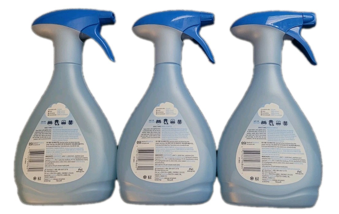 (3 Pack) Febreze Fabric Spray Mediterranean Lavender Odor Eliminator 27 fl oz Ea gallery