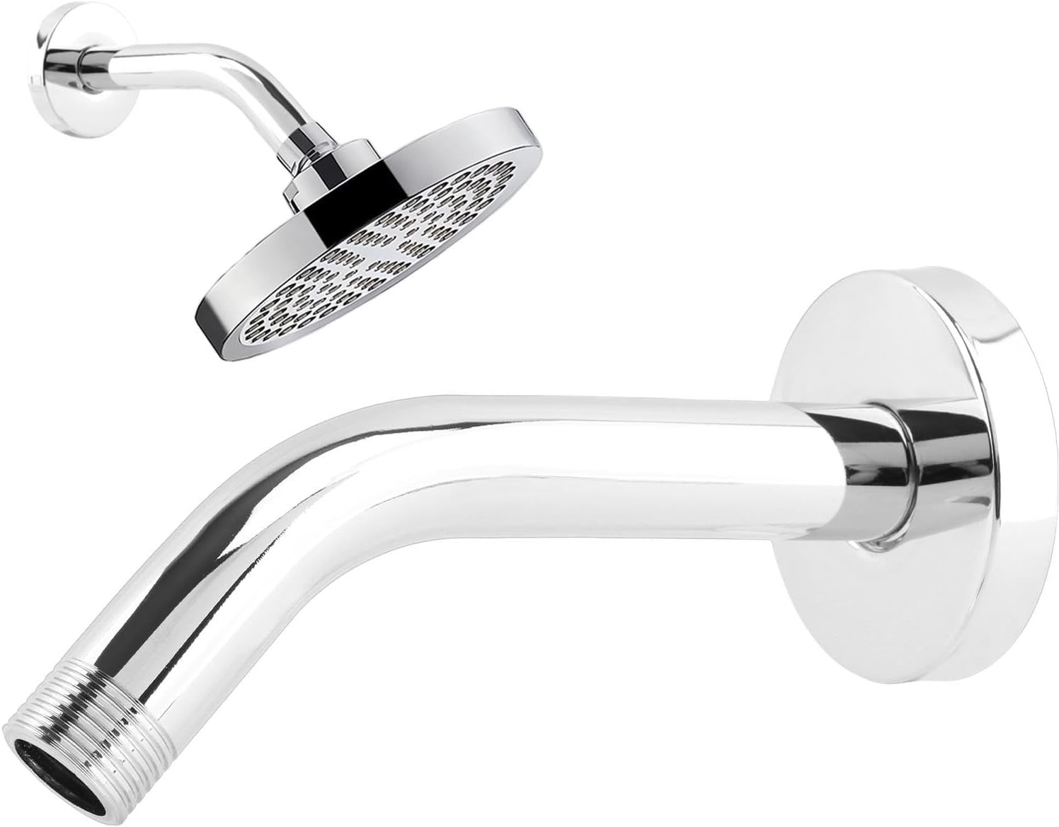 Shower Arm with Decorative cover,6 Inches Wall Mounted Shower Head Extension gallery