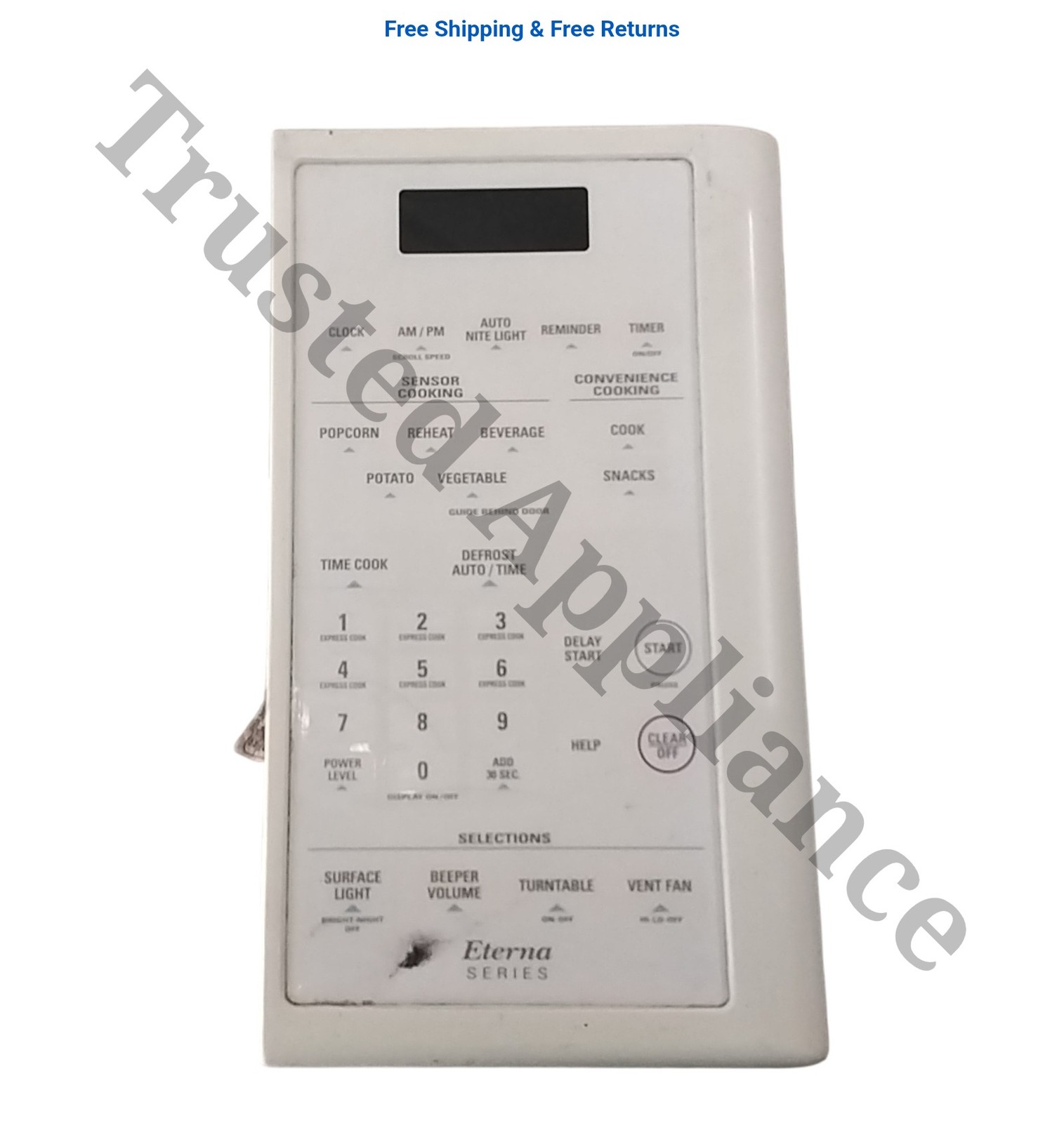 Microwave Control Panel Console em03000cww A, emo3000cww04 White gallery