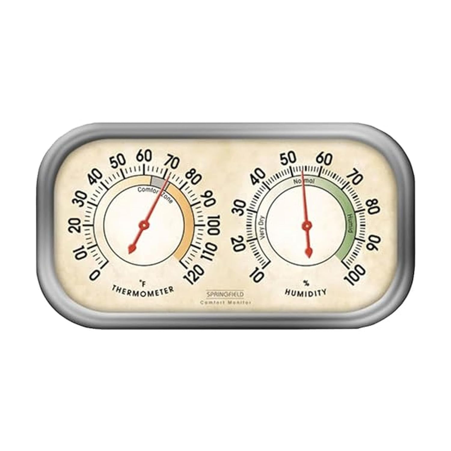 Multicolor Indoor Thermometer and Humidity Meter—Wall Mount or Tabletop gallery