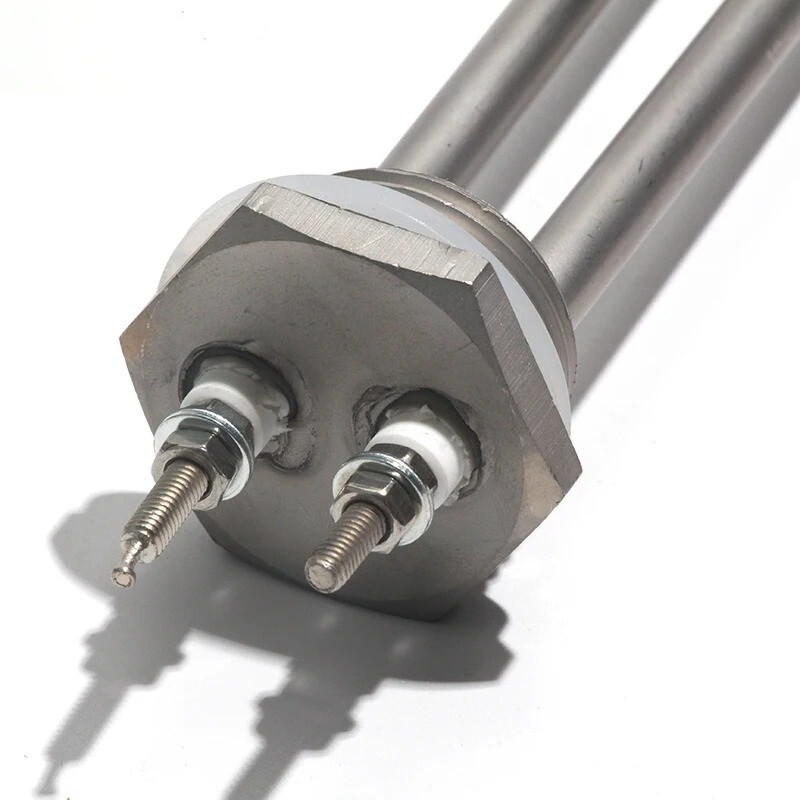 32mm Immersion Heating Pipe 304 Stainless Steel DN25/1 inch BSP Threaded Element gallery