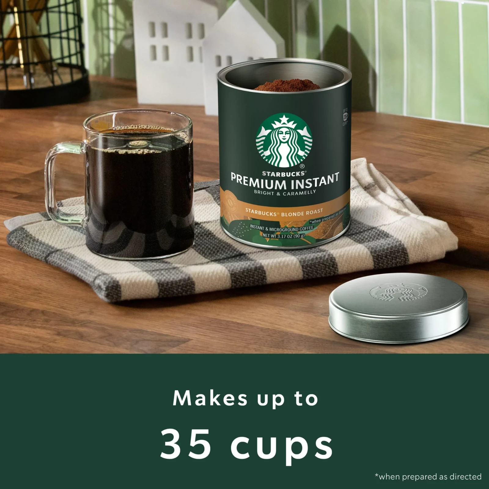 Starbucks Blonde Roast, Premium Instant Coffee, 100% Arabica 3 Tins 3 Pack gallery