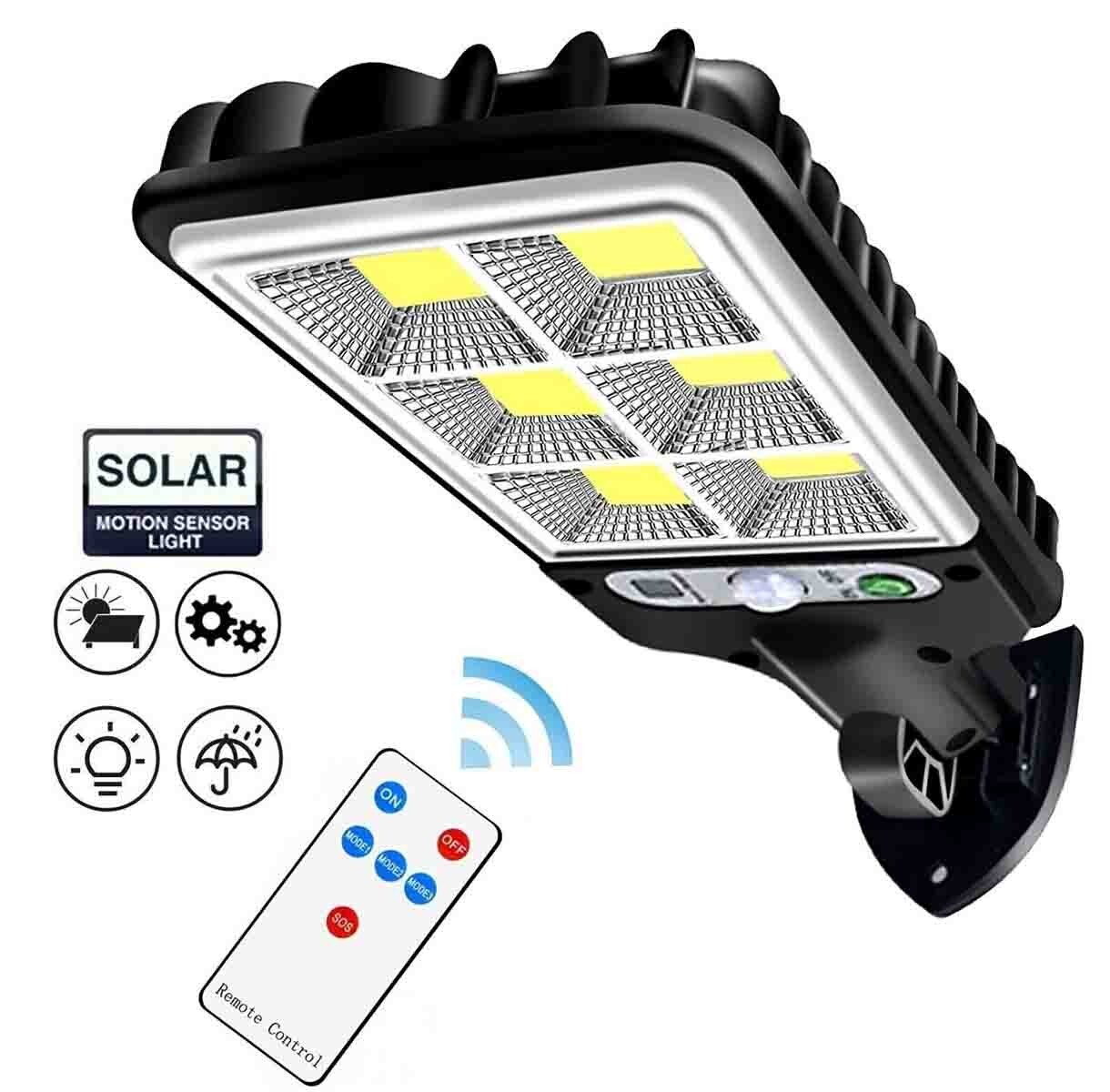1PCS Outdoor Solar Wall Light LED Motion Sensor Bright Flood Street Lamp 3 Modes gallery