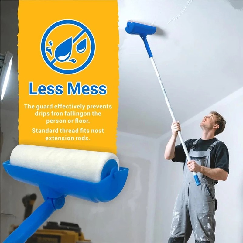 10 Inch Ceiling Paint Roller with Shield Roller and Shield with Adjustable Head gallery