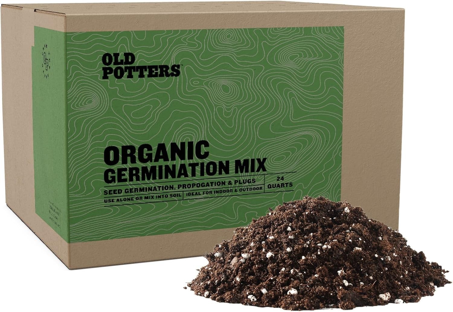 Germination Mix with Peat Moss, Fine Perlite & Vermiculite - Perfect for Seed... gallery