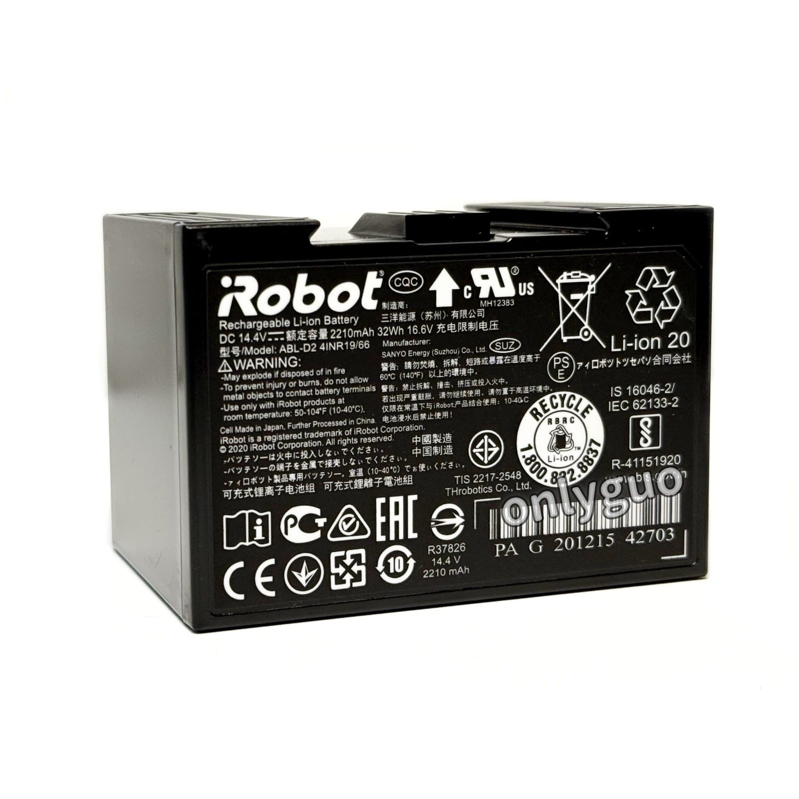 Genuine Upgraded ABL-D2 Battery for iRobot Roomba j5 j6 j7 i1 i3 i4 i5 i7 i8+ e5 gallery