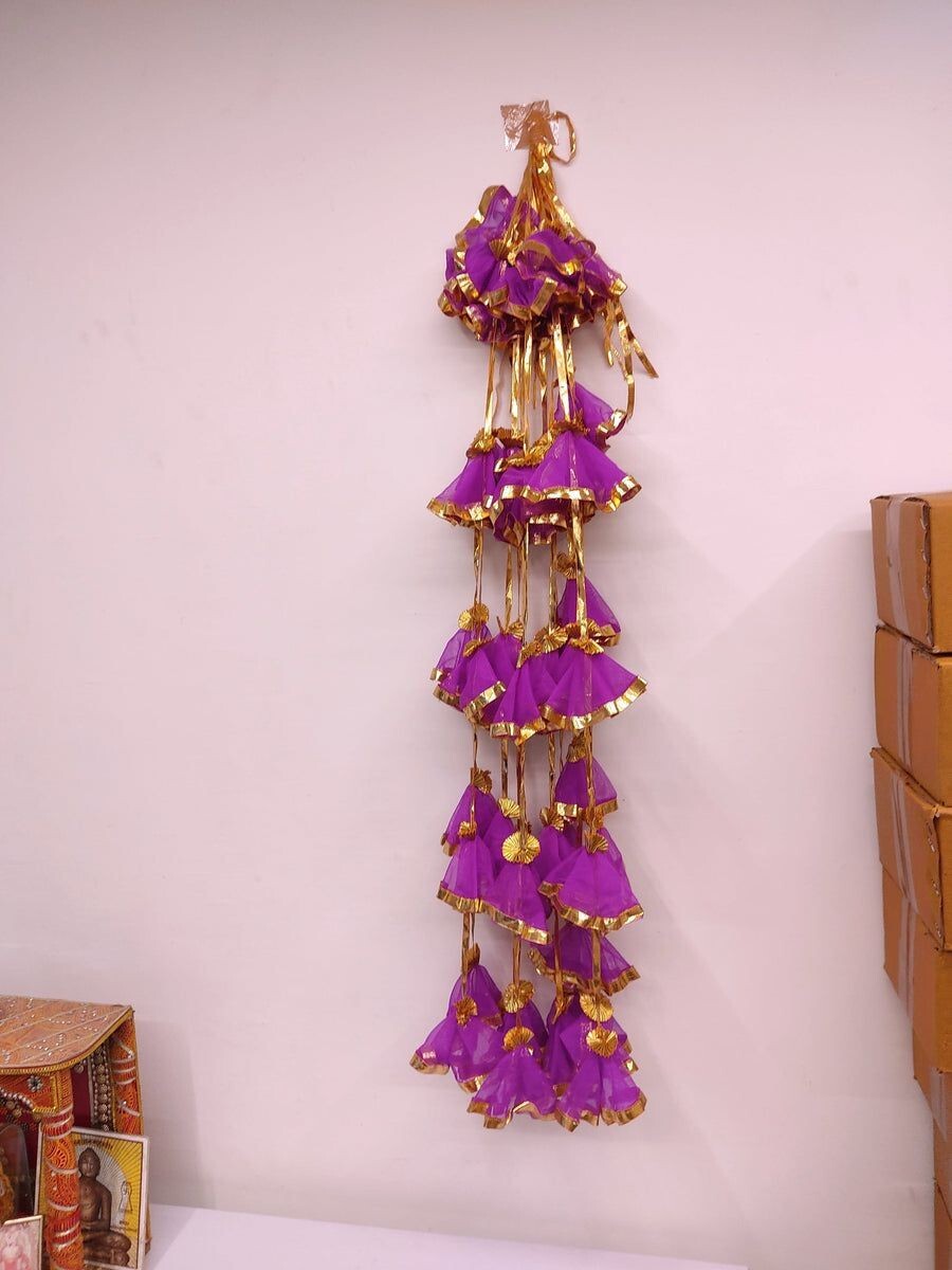 Gota Net Hangings Decorative Garlands for Wedding, Haldi & Wedding Event Decorat gallery