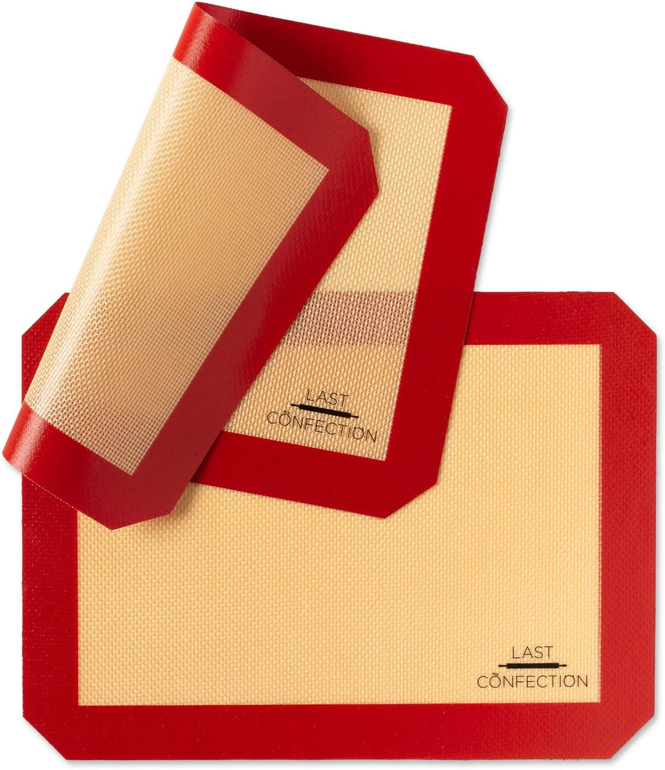Silicone Baking Mat - Set of 2 Non-Stick Quarter Sheet (8-1/2" X 11-1/2") Profes gallery