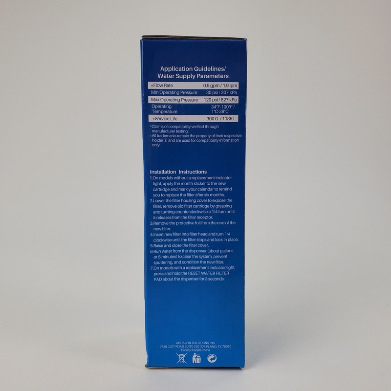 PUREPLUS PP-RWF0900A Refrigerator Water Filter Replacement NSF 42 Certified gallery