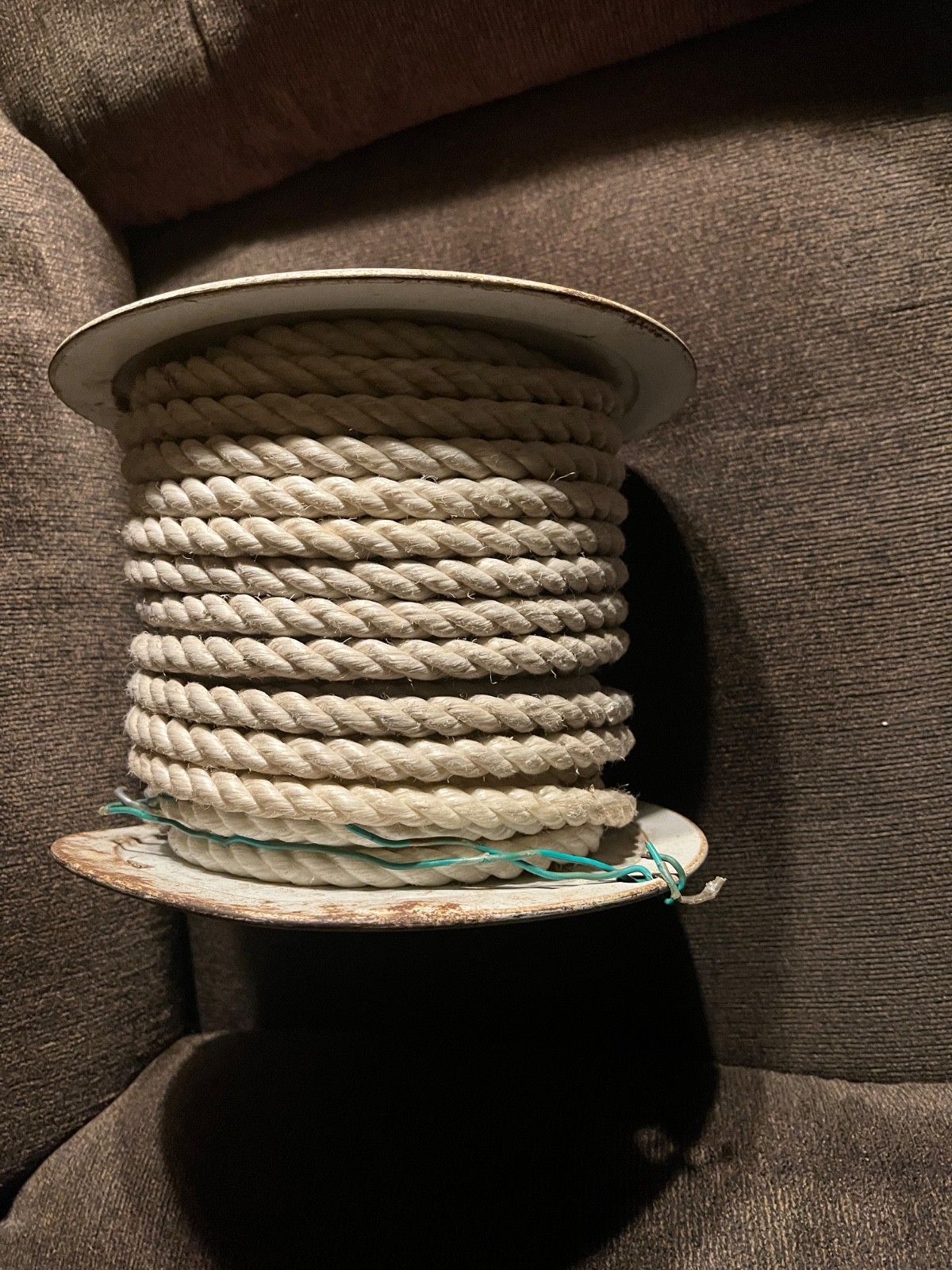 Rope Poly Dacron Polyester 3 Strand Utility Line - 1/2 inch diameter 75+ feet gallery