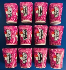 (12) Ice Breakers Ice Cubes Raspberry Sorbet Containers , Past The BB: 03/2026
