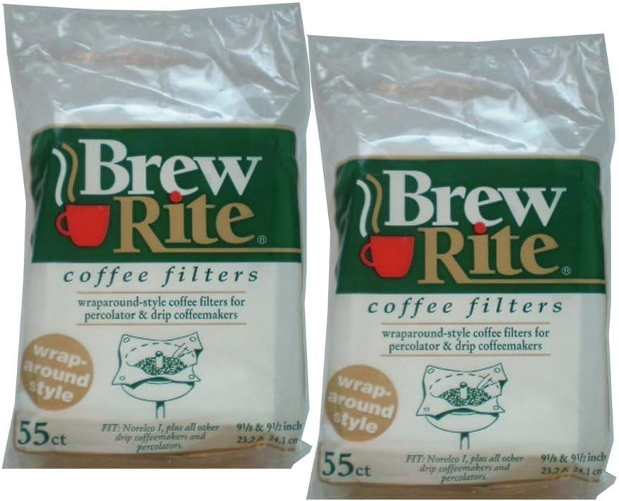 Brew Rite Wrap Around Percolator Coffee Filters Basket Style 110 Count Pack gallery