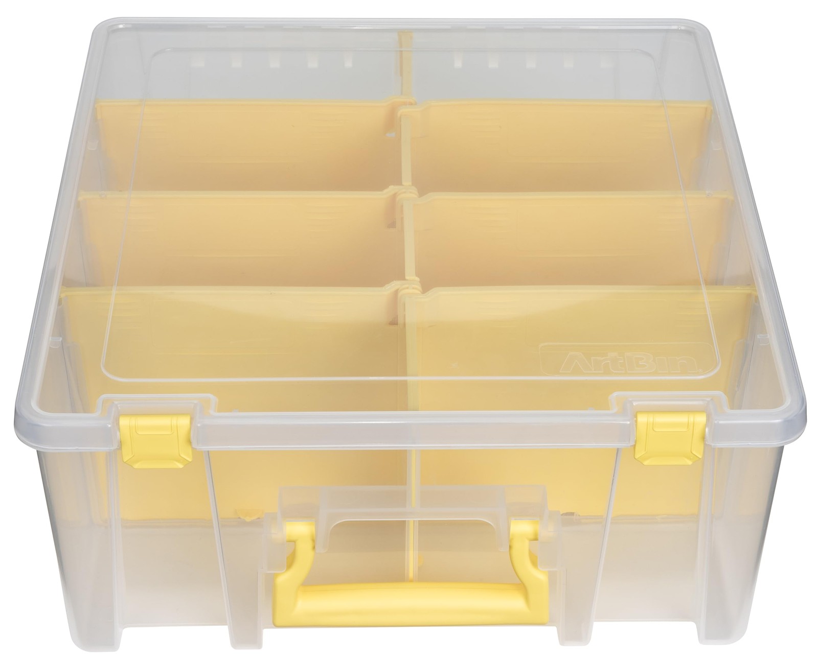 6990JY Super Satchel Double Deep Compartment Box - Art Storage with 8 Removable gallery