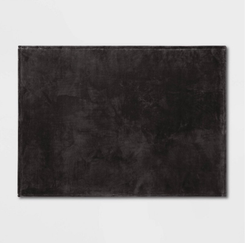 Oversized Extra Soft Primalush Gray Throw Blanket 70 x 50 Threshold gallery