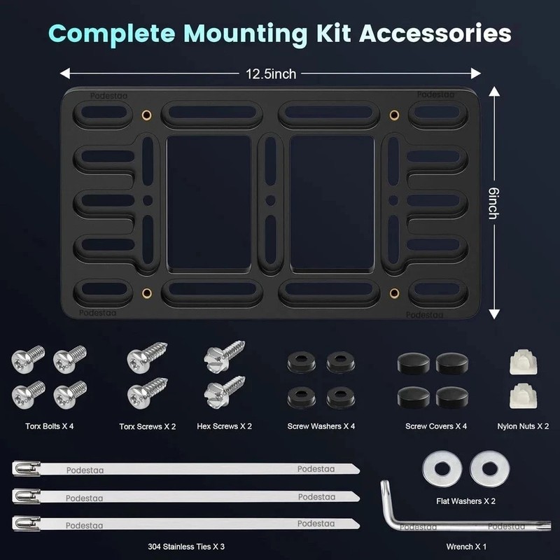 Front License Plate Bracket Holder for 2000-2025 A3 A4 A5 A6 A7 A8 Quattro Sport gallery