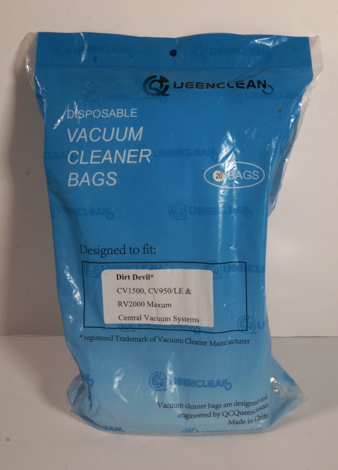 Dirt Devil Disposable Vacuum Cleaner Bags CV1500 CV950LE RV2000 Maxum 20pk (IND) gallery
