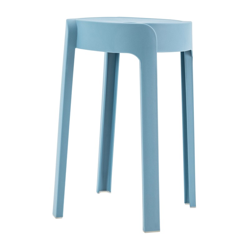 Multi-coloured 5PCS Plastic Bar Stacking Stools L-Shaped For Kids Students New gallery