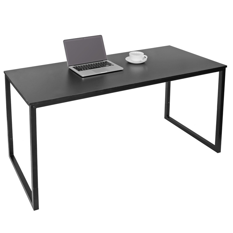 47" Home Office Computer Desk Writing Modern Simple Study Espresso Style Desk gallery