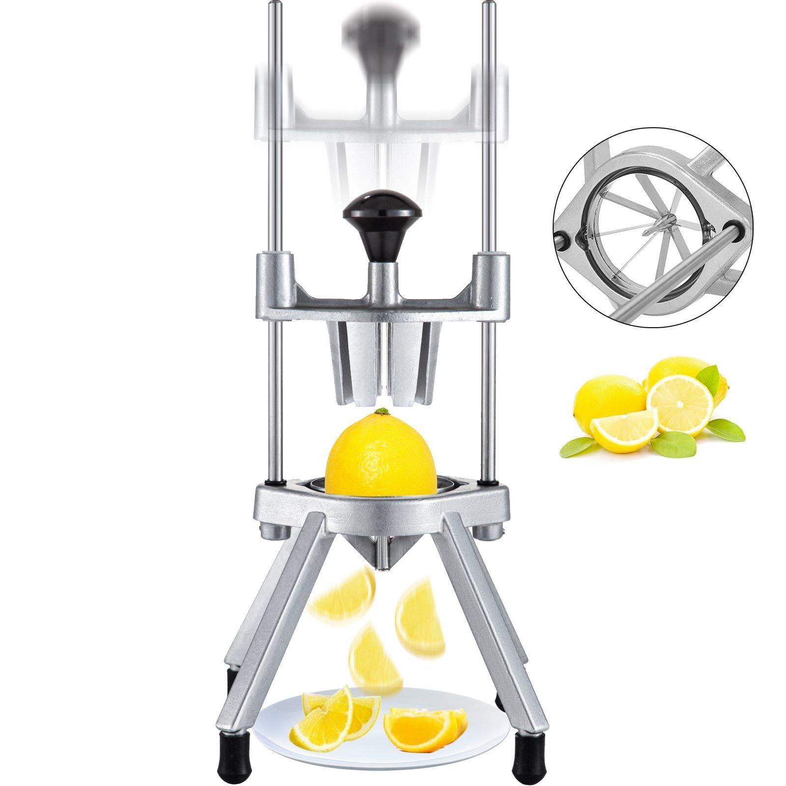 8-Section Mushroom Slicer Rust-Resistant Stainless Steel Build gallery