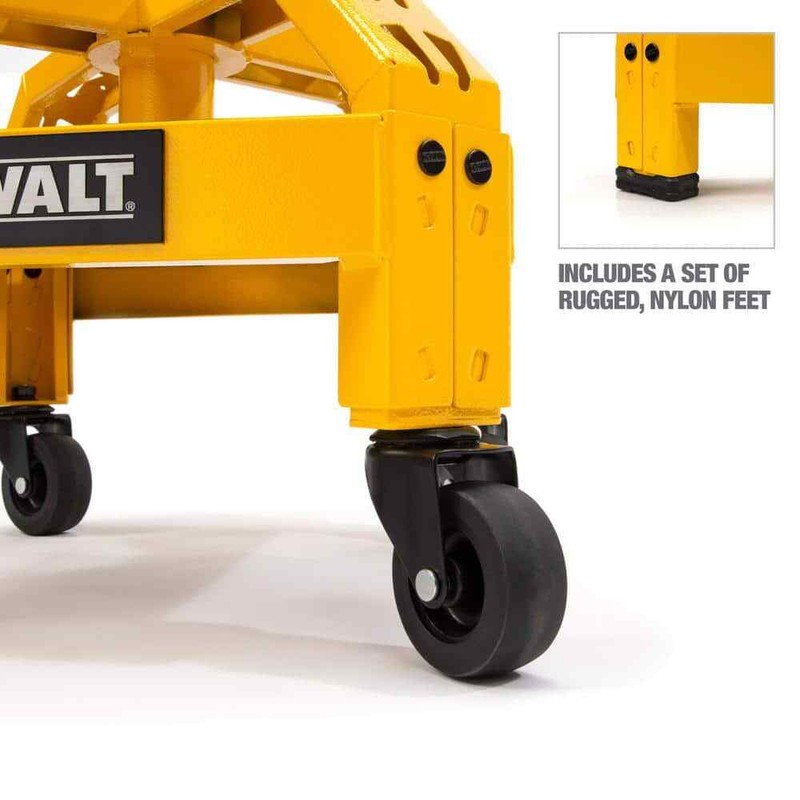 Dewalt Adjustable Shop Garage Stool Rolling Casters Steel Frame DXSTAH025 New gallery