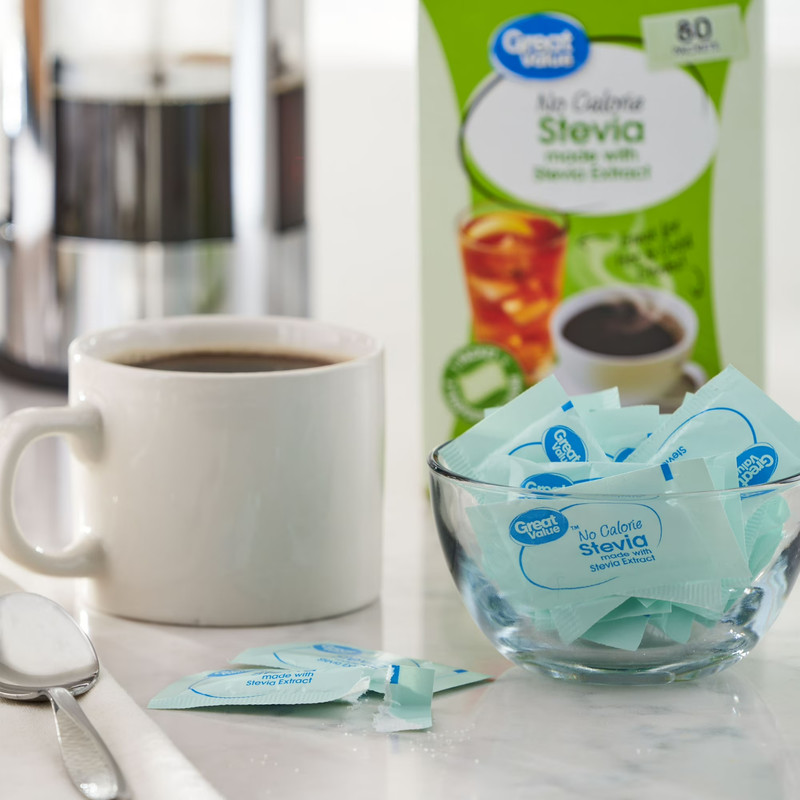 Great Value No Calorie Stevia Packets, 80 Count gallery