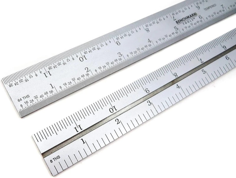 466477 24 Inch Combination Square Blade Ruler 4R Markings 1/8, 1/16, 1/32, 1/64 gallery