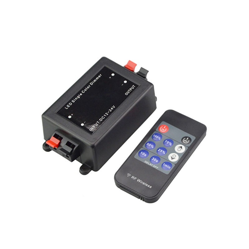 DC12V-24V 8A Mini 11key RF Wireless Remote Dimmer Switch Controller 5050 3528 gallery