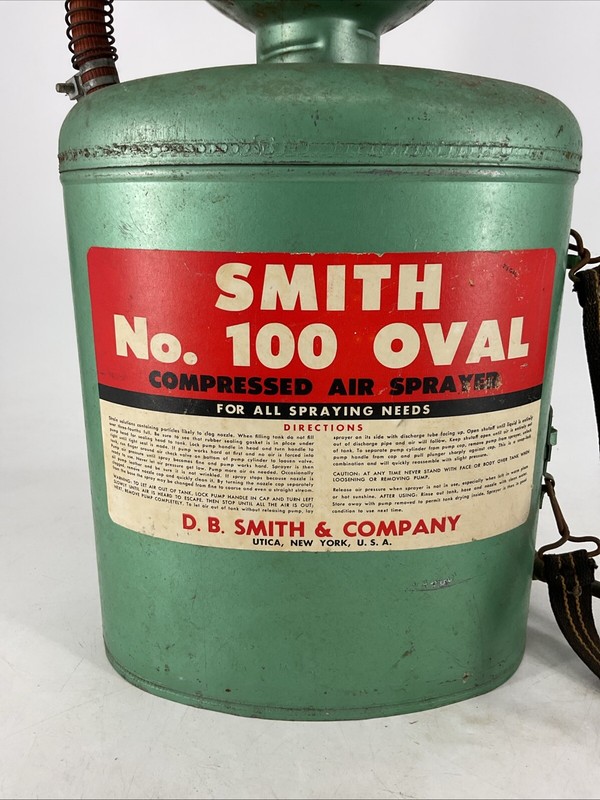 Vintage Smith Compressed Air Manual Pump Sprayer 2-1/2 Gal W/ Hose gallery