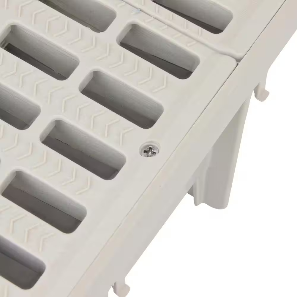 5 In. Pro Series Channel Drain Plastic Grate 5-1/4 In. Wide X 19-5/8 In. Long, G gallery