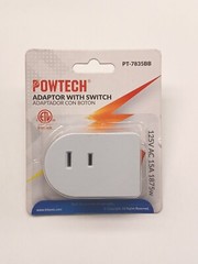 Single Outlet AC Wall Plug On/Off LIGHTED POWER SWITCH Electrical Adapter