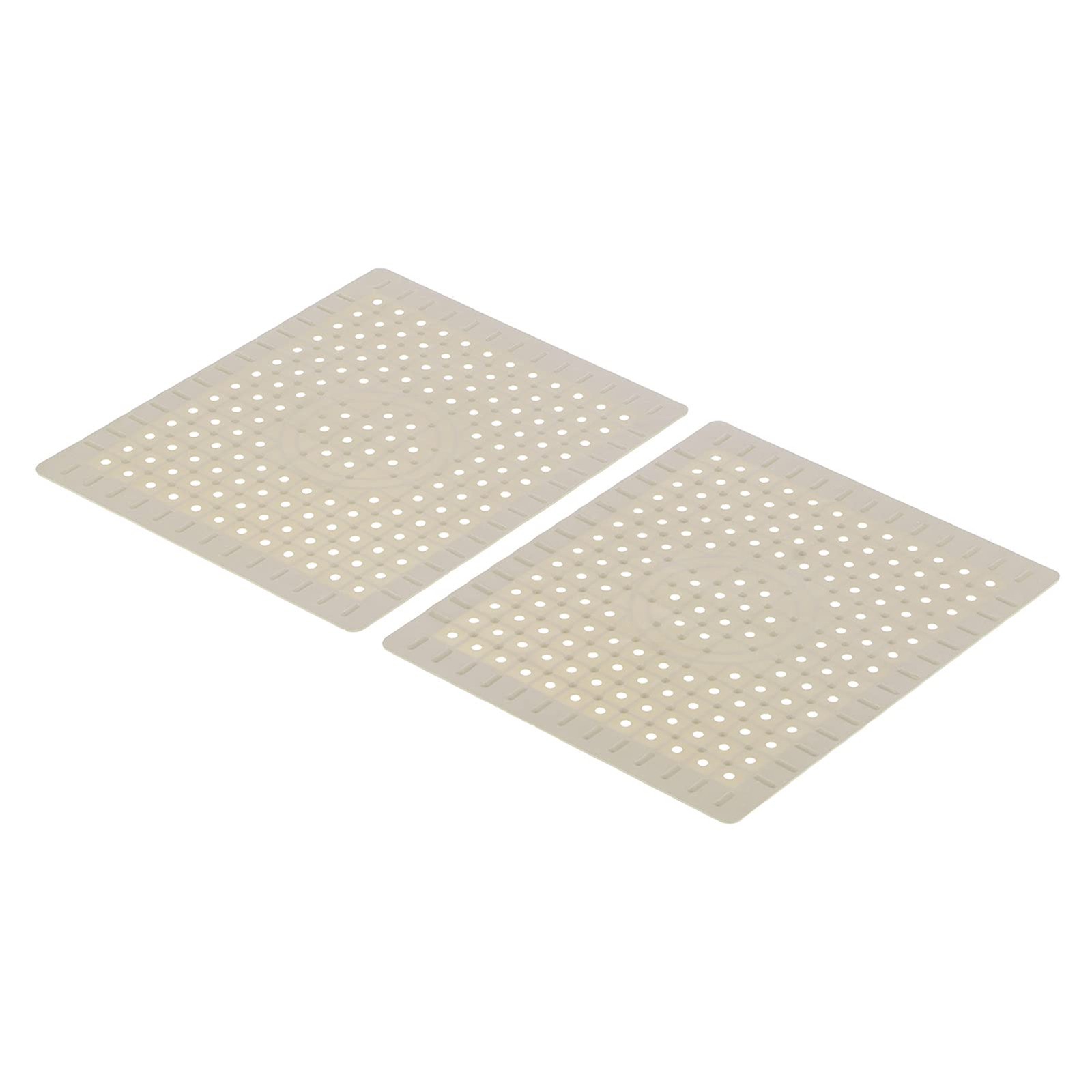 Brown Rubber Non-Slip Kitchen Sink Mat with Perforated Design Easy to Clean gallery