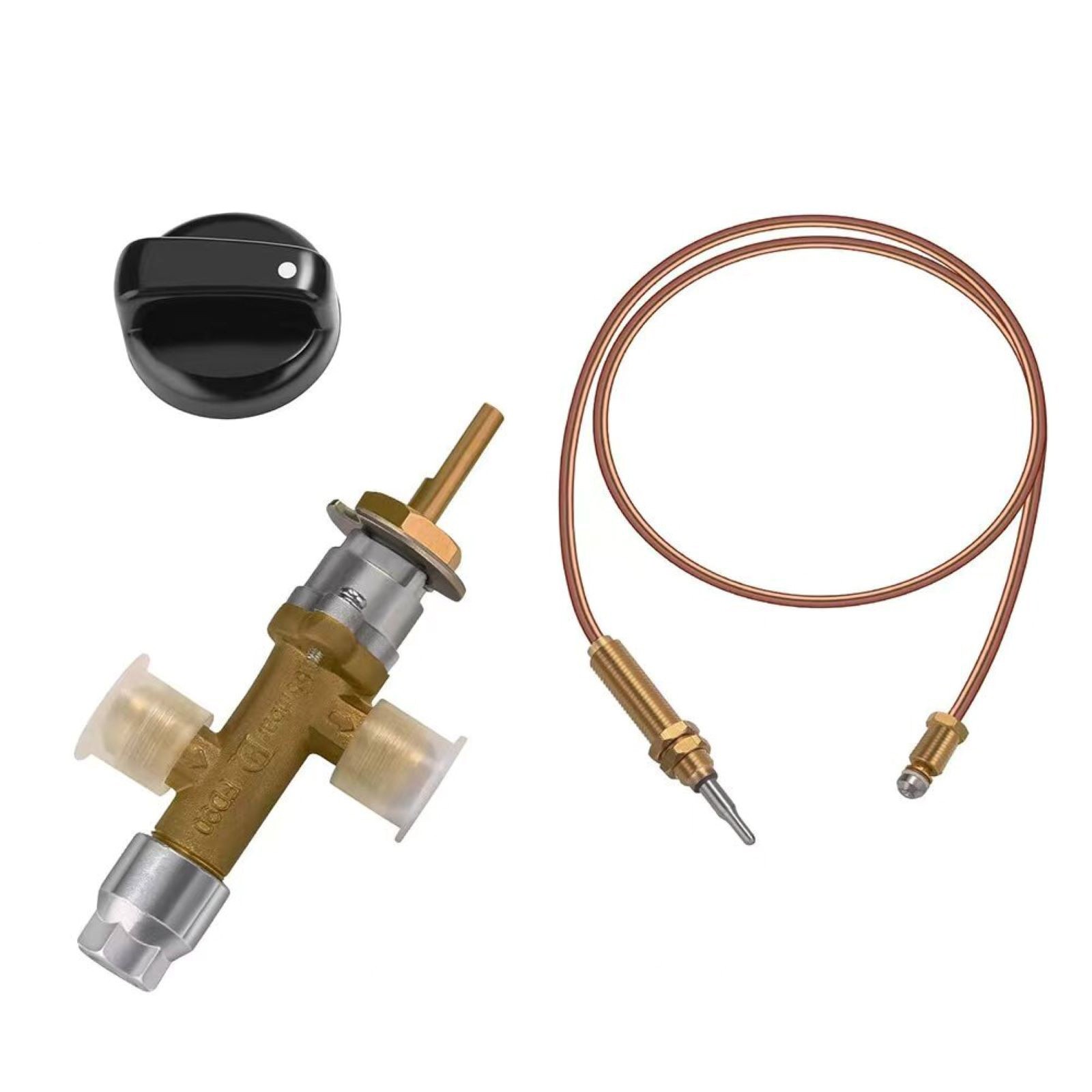 Brass Metal+ABS Plastic Low Pressure LPG Propane Gas Safety Control Valve Kit gallery
