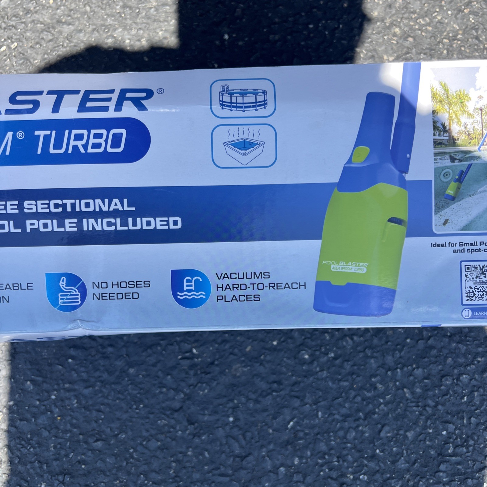 Pool Blaster Aqua Broom Turbo Cordless Rechargeable Spa Pool Vacuum Cleaner gallery