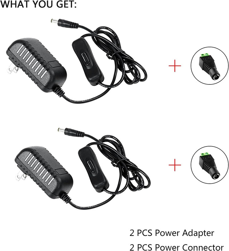 12V Power Supply with Switch for Indoor DC 12 Volt LED Strip Lights, under Cabin gallery