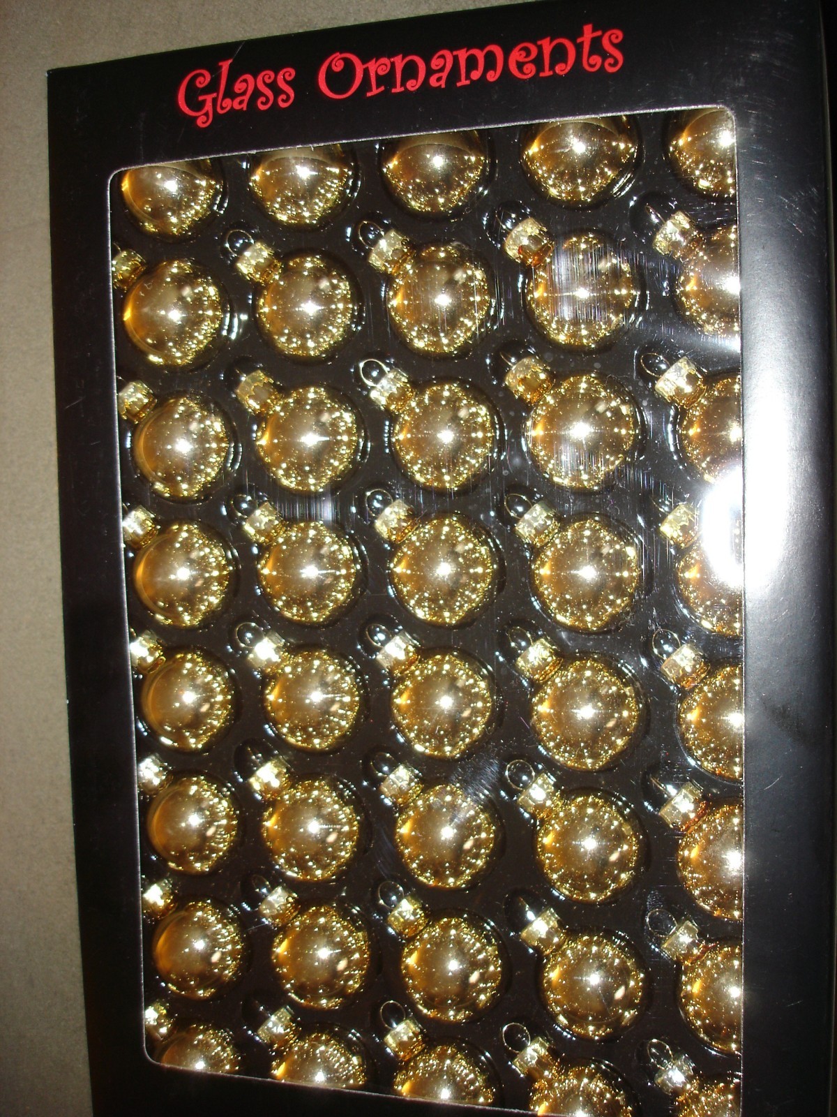 GLASS BALL ORNAMENTS 30MM 40CT gallery