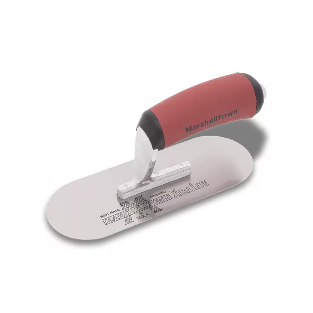 8 In. X 3 In. Pool Trowel - Curved DuraSoft Handle Free Shipping gallery