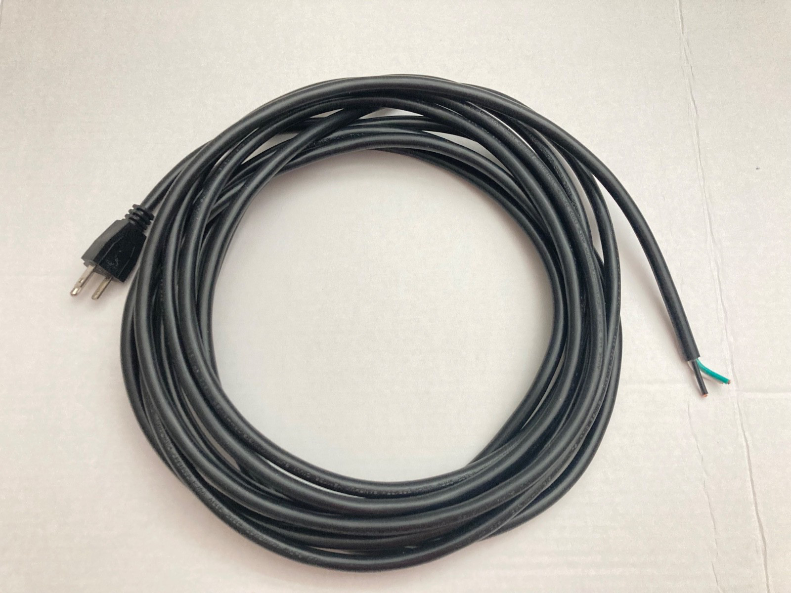 Replacement Power Cord 24’ ft., 14 AWG, 300 Volt, 3 Prong Wire Extension Cable gallery