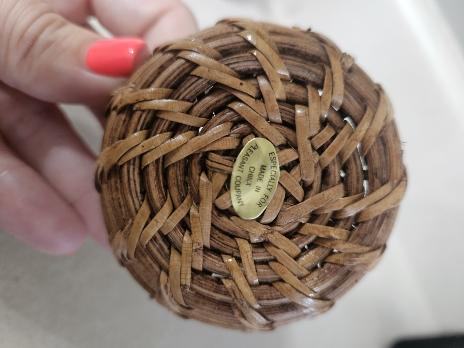 Pleasant Company Mini Round Wicker Josefina Doll Accessory American Girl Doll gallery