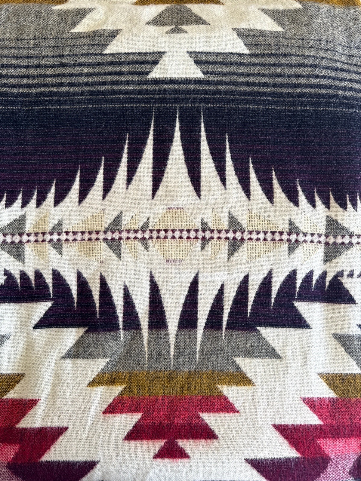 Alpaca Blanket - Cozy Colorful Native Pattern Throw - Made in Ecuador - 202622 gallery