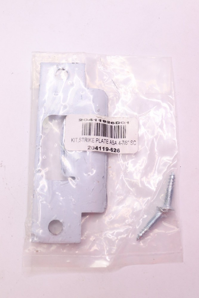 Simplex ASA Strike Plate Satin Chrome Stainless Steel 4-7/8" L x 1-7/8" W