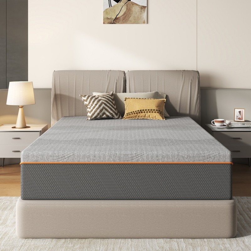 14" Full/Queen/King Size Memory Foam Mattress Medium Soft CertiPUR-US Certified gallery