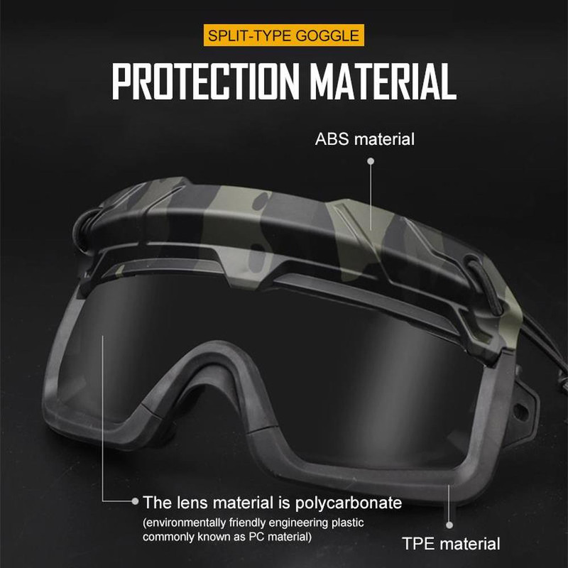 Tactical Airsoft Goggles Windproof Anti Fog CS Combat Eye Protection Goggles gallery