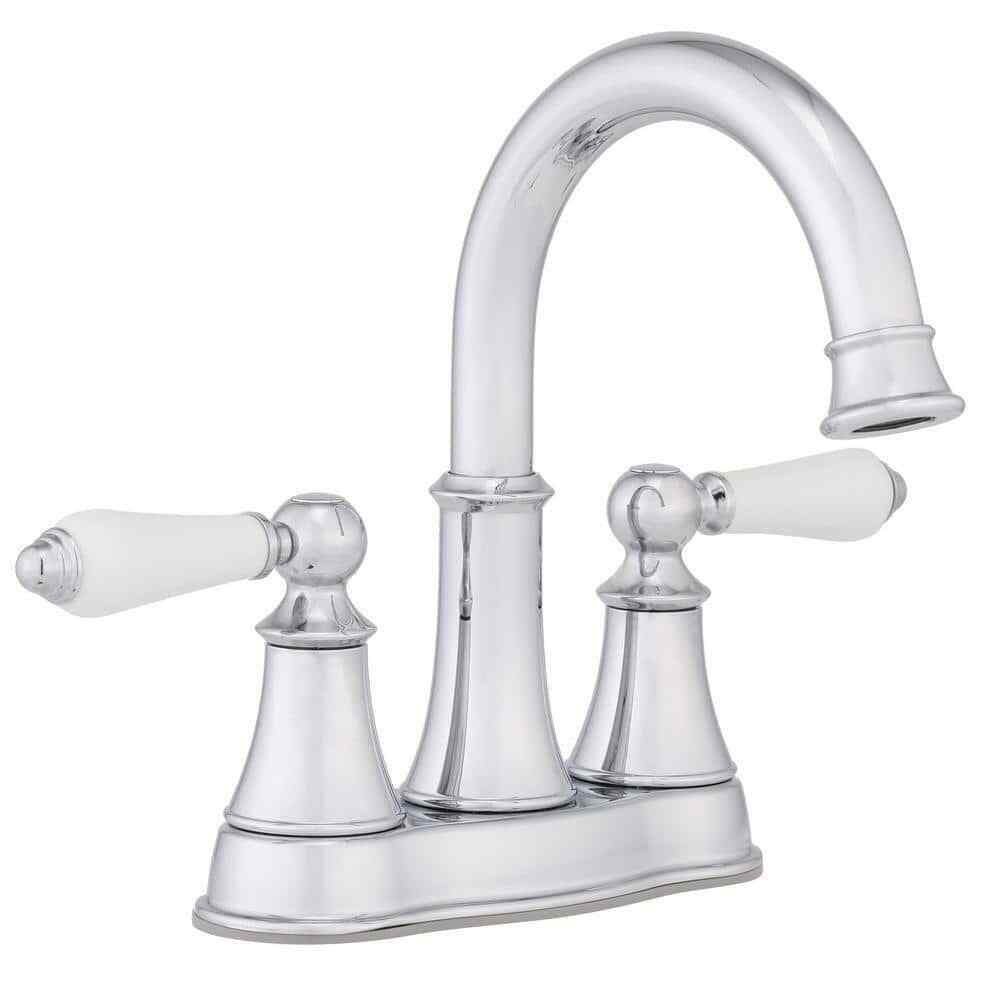 Pfister Courant 4 in. Centerset 2-Handle Bathroom Faucet in Polished Chrome gallery